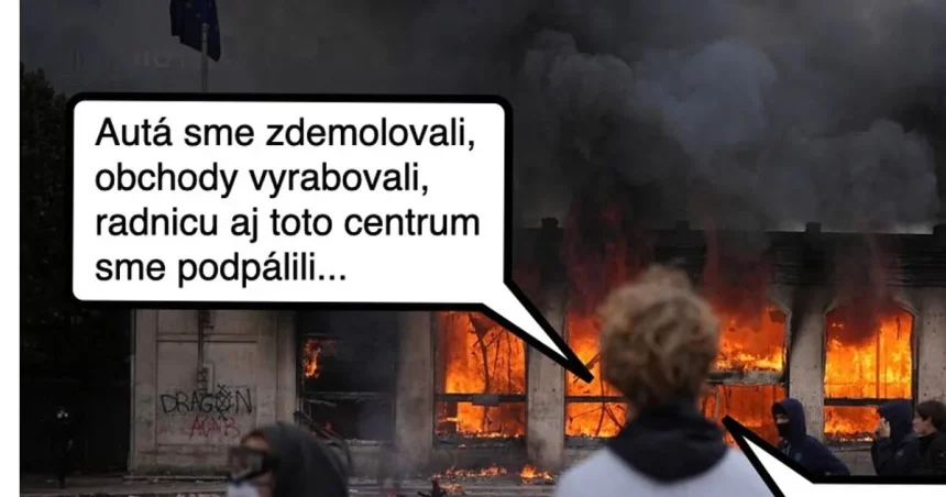 Cynická obluda: Logika francúzskych protestov