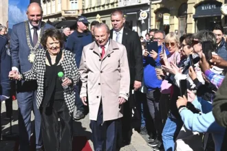 Jiřina Bohdalová dostala v Košiciach pamätnú dlaždicu a stala sa hámorníčkou