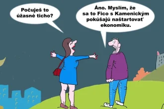 Karikatúra dňa: Úžasné ticho, až to zabolí – aktuálny pohľad