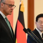 Nemecký kancelár Friedrich Merz bude v Bruseli varovať