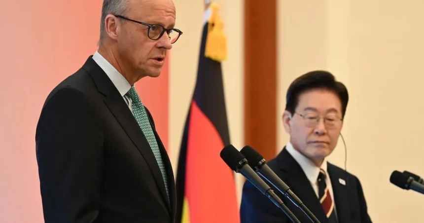 Nemecký kancelár Friedrich Merz bude v Bruseli varovať