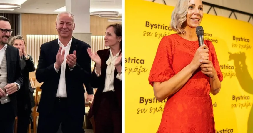 Nosko obhájil post primátora Banskej Bystrice, Javorčíková mu bola tesne na päty