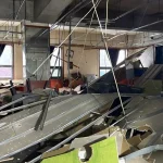 Požiar v supermarkete v juhokórejskom meste Tegu