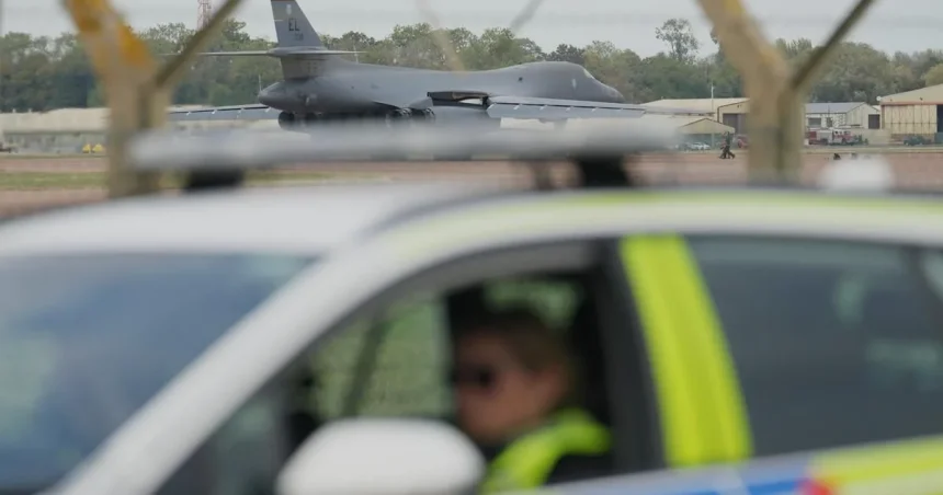 Pri incidente na vojenskej základni v Anglicku